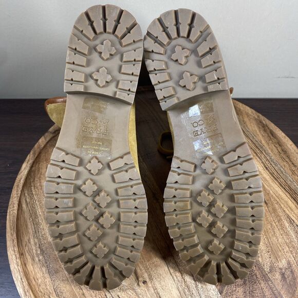 Frye & Co Anise Fold Over Womens Size 10M Brown Leather Hiker Boots - Picture 7 of 8